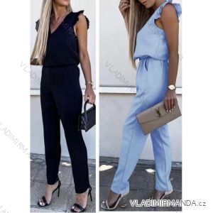 Overal letný dlhý elegantný bez rukávov dámsky (S/M/L ONE SIZE) TALIANSKA MÓDA IMWB221657
