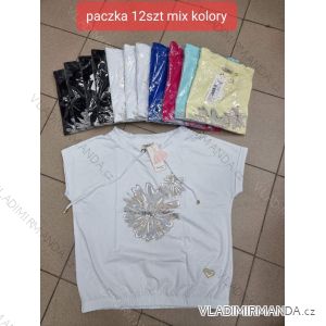 Tričko krátky rukáv dámske (S-XL) TURECKÁ MÓDA TMWG22G5689