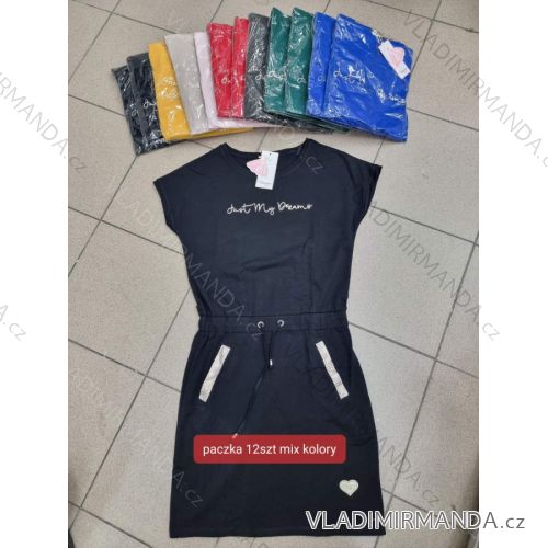 Šaty športové letné krátky rukáv dámske (S-XL) TURECKÁ MÓDA TMWG22G565366