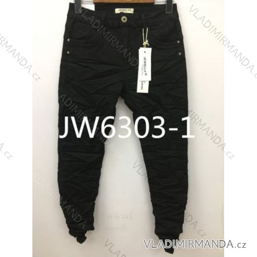 Rifle jeans baggy dlhé dámske (XS-XL) JEWELLY JEW22JW6303-1