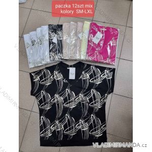 Tričko krátky rukáv dámske (S/M ONE SIZE) TURECKÁ MÓDA TMWG22G5220