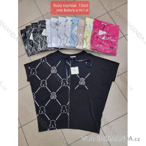 Tričko krátky rukáv dámske (S-XL) TURECKÁ MÓDA TMWG22G53212