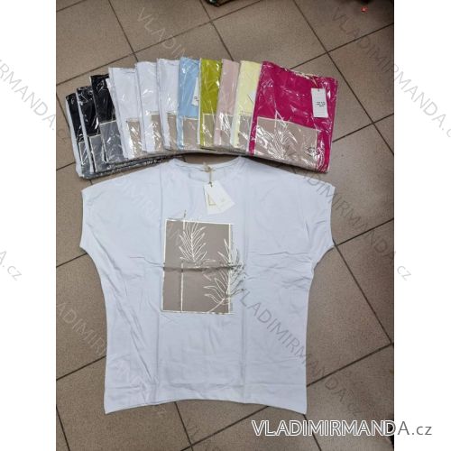 Tričko krátky rukáv dámske (S/M ONE SIZE) TURECKÁ MÓDA TMWG22G5255