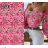 Croptop carmen dlouhý rukáv květovaný dámský (S/M ONE SIZE) ITALSKÁ MÓDA IMM23MS25286