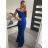 Šaty elegantní společenské carmen dlouhé dámské (XS/S/M/L ONE SIZE) ITALSKÁ MÓDA IM322063