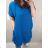 Šaty s kapucňou dlhý rukáv dámska nadrozmer (2XL/3XL  ONE SIZE) TALIANSKA MóDA IM422492LH/DR 2XL/3XL zelená