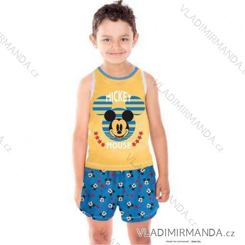 Súprava letný/plážový set tričko bez rukávov a kraťasy detské mickey mouse chlapčenská (3-8rokov) SETINO EV2023