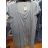 Šaty voľnočasové košeľové riflové krátky rukáv dámske nadrozmer viskoza (XL/2XL/3XL ONE SIZE) TALIANSKA MÓDA IMB22030