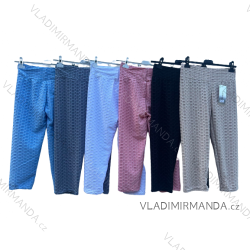 Legíny 3/4 dlouhé dámské (S/M/L/XL ONE SIZE) ITALSKÁ MÓDA IMD22539