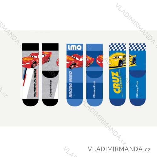 Ponožky cars detské dorast chlapčenské (23-34) SETINO CAR-A-SOCKS-122