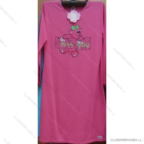 Košele nočné dlhý rukáv dámska nadrozmerné (l-3XL) VALERIE DREAM DP-4191
