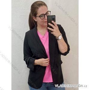 Sako elegantný dlhý rukáv dámske (XL-2XL-3XL-4XL) TALIANSKA MÓDA IMWT22m2-m10204