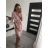 Šaty košeľové oversize krátky rukáv dámske (M/L/XL ONE SIZE) TALIANSKA MÓDA IM422525/DR tmavě zelená