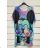 Šaty/Tunika oversize predĺžená krátky rukáv dámska (S/M/L ONE SIZE) TALIANSKA MÓDA IMWK22144