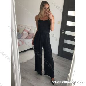 Overal dlhý carmen na ramienka dámsky (S/M ONE SIZE) TALIANSKA MÓDA IMD22448/DR