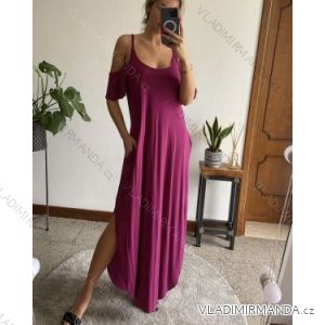 Šaty letné na ramienka dámske (S/M ONE SIZE) TALIANSKA MÓDA IMPBB22S3439