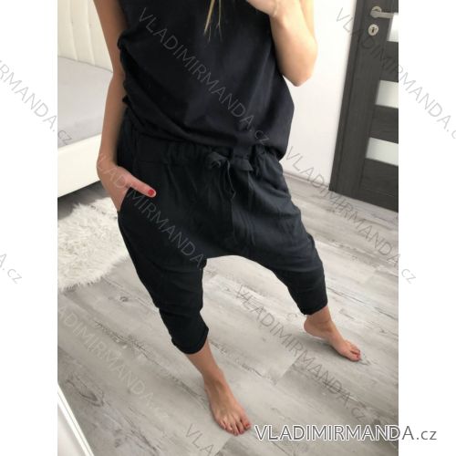 Tepláky klasik baggy dámske (L/XL ONE SIZE) TALIANSKA MODA IM422105