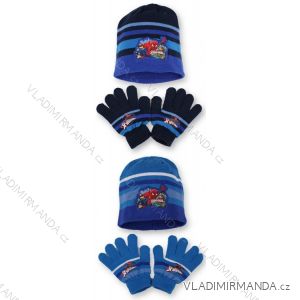 Set čepice a rukavice spiderman detské Chlapčenské (one size) SETINO 780-237