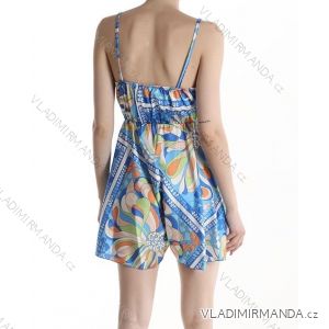 Overal krátky letný na ramienka dámsky (S/M ONE SIZE) TALIANSKA MÓDA IMPDY22LS6199