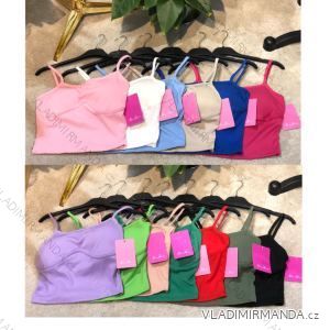 Tielko crop top na ramienka dámske (S/M ONE SIZE) TALIANSKA MÓDA IMPBB22L22455