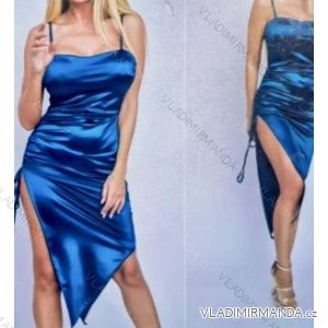 Šaty letné na ramienka dámske (S/M ONE SIZE) TALIANSKA MÓDA IMPBB22B22644