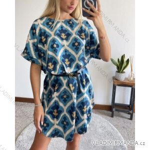 Šaty letné krátky rukáv dámske (S/M ONE SIZE) TALIANSKA MÓDA IMPBB2222517h