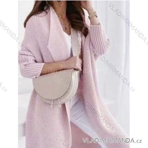 Cardigan pletený dlhý rukáv dámsky (S/M/L ONE SIZE) TALIANSKA MÓDA IMWB23531