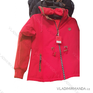 Bunda teplá na zips s kapucňou dlhý rukáv dámska (3XL-6XL) HDFASHION HKD22184