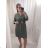 Šaty letné oversize elegantné s opaskom krátky rukáv dámske (S/M/L/XL ONE SIZE) TALIANSKA MÓDA IMWB22191/DR L / XL kráľovská modrá