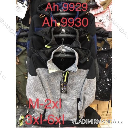 Mikina pánska s kapucňou nadrozmer (3XL-7XL) VINTE VIN22AH9930