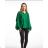 Košeľa saténová oversize dlhý rukáv dámska (S/M/L ONE SIZE) TALIANSKA MÓDA IMM221074