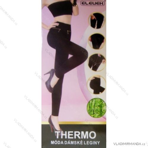 Legíny-silonky teplý thermo bambusové dámske (m-2xl) ELEVEK 8000