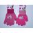 Rukavice zimné prstové mínnie mouse detská dievčenské (12*16cm) SETINO MIN-A-GLOVES-175
