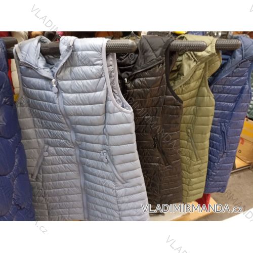 Vesta bez rukávov dámska nadrozmer (S-2XL) TALIANSKA MODA BLI22H-903/93