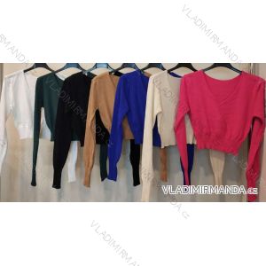 Sveter dlhý rukáv dámske (S/M ONE SIZE) TALIANSKA MÓDA IMPMM22227870075