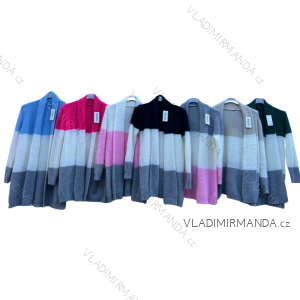 Cardigan pletený dlhý rukáv dámsky (L/XL ONE SIZE) TALIANSKA MÓDA IMD22675