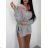Mikina na zips s kapucňou dlhý rukáv dámske (S/M ONE SIZE) TALIANSKA MÓDA IMWA223097