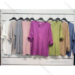 Tunika dlhý rukáv dámska (S/M ONE SIZE) TALIANSKA MÓDA IMPSH222066C