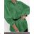 Košeľa oversize dlhý rukáv dámska (S/M ONE SIZE) TALIANSKA MÓDA IMWB22270