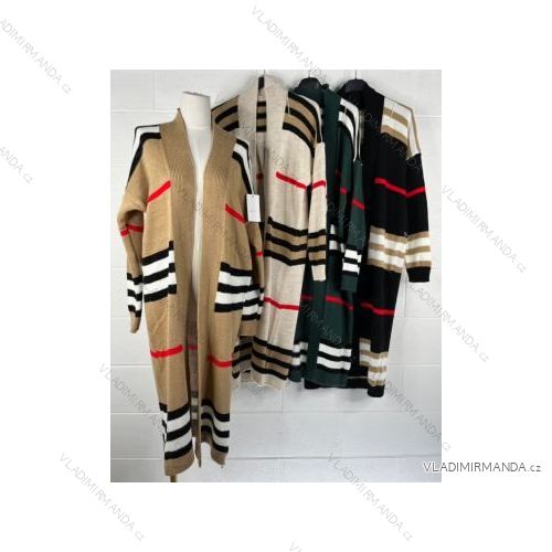 Cardigan dlhý dlhý rukáv dámske (S/M ONE SIZE) TALIANSKA MÓDA IMPBB22X22540