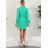 Šaty košeľové dlhý rukáv dámske (S-2XL) TURECKÁ MÓDA TMWM223406