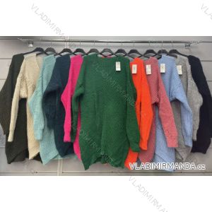 Sveter predĺžený dlhý rukáv dámske (S/M/L ONE SIZE) TALIANSKA MÓDA IMWGS223284