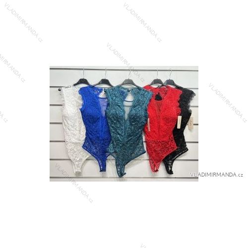 Body krajkové bez rukávov dámske (S/M ONE SIZE) TALIANSKA MÓDA IMPSH233994