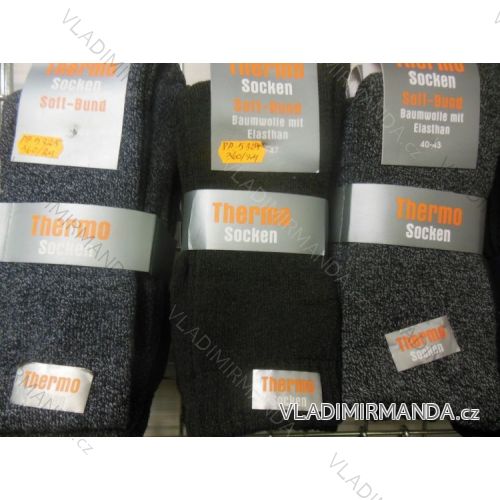 Ponožky teplé thermo pánske melírovej vzor (40-47) AMZF PA-5325 TIPDAREK