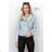Bunda koženková/krivák dámske (S-XL) TALIANSKA MÓDA IMPBD22AY033/DR čierna M