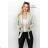 Bunda koženková/krivák dámske (S-XL) TALIANSKA MÓDA IMPBD22AY033/DR čierna M
