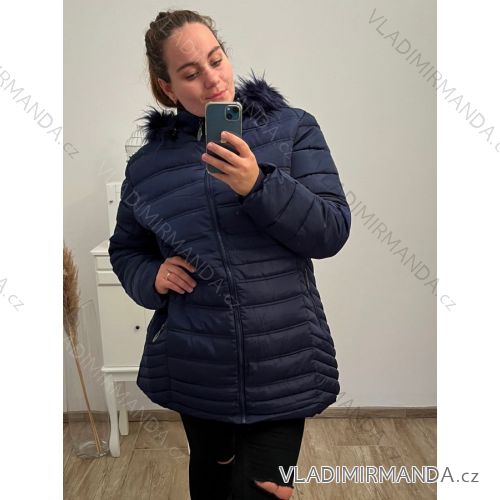 Bunda s kapucňou dámska nadrozmer (4XL-8XL) BESS222251