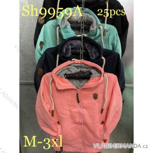 Mikina teplá na zips dámska (M-3XL) VINTE VIN22SH9959A