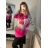 Kabát vlnený krátky dlhý rukáv dámsky (S/L ONE SIZE oversize) TALIANSKA MÓDA IMM21239c