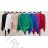 Body alá blúzka elegantný saténové  dlhý rukáv dámske (S/M ONE SIZE) TALIANSKA MÓDA IMM22LS17519/DR čierna S/M